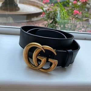 Black Gucci Belt